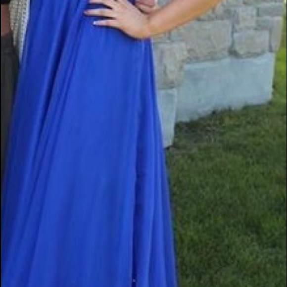 Beautiful Royal Blue Prom Dress or Evening Dress - Picture 5 of 5